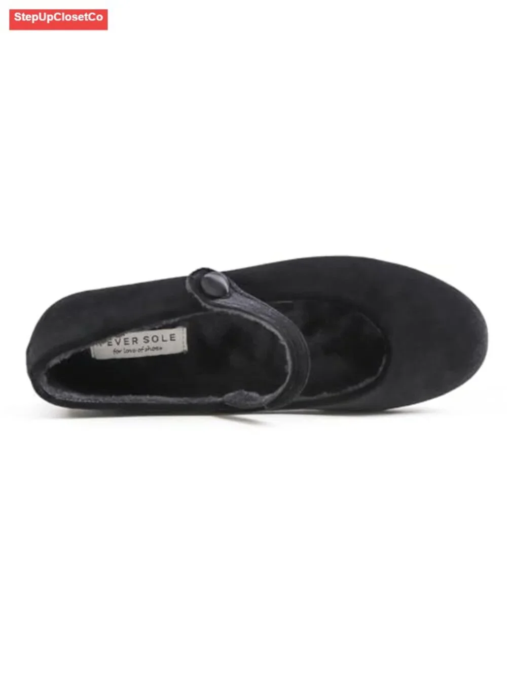 Women's Mary Jane Flats Round Toe Easy Buckle Slip On Elastic Low Heel